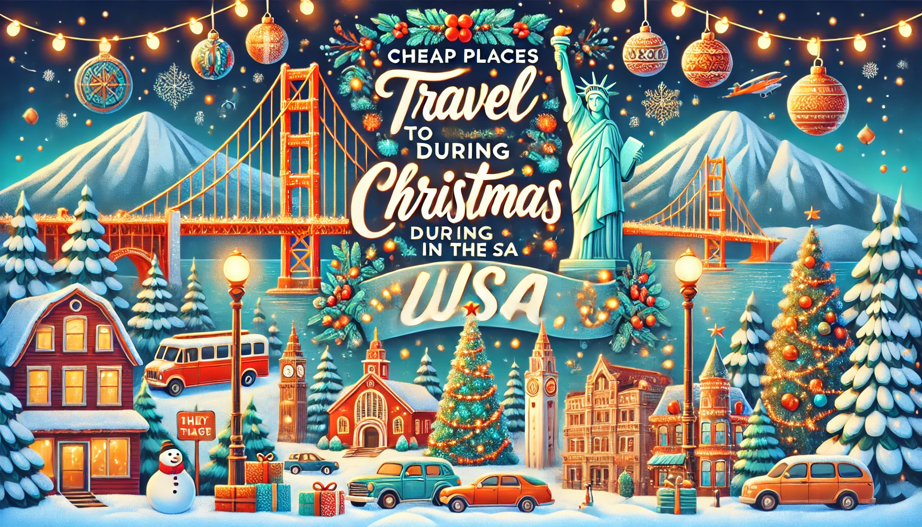 Discover Cheap Christmas Places to Travel in the USA